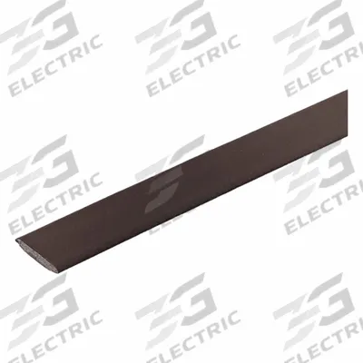 LORIENT Fire Seal: Flat, Self-Adhesive Mounting, Std, Flex PVC/Graphite, 100 in Overall Lg - Fire & Smoke Perimeter Door Seals & Gaskets