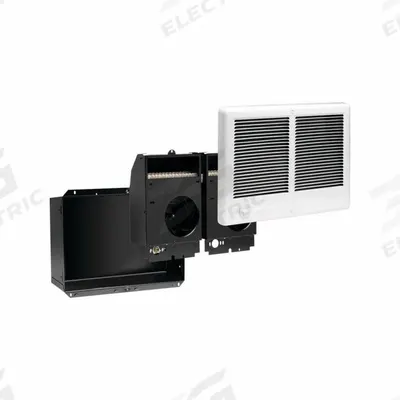 CADET Recessed Electric Wall-Mount Heater: 4000 W/3000 W, 240/208V AC, Single Phase - Register-Style Recessed Electric Wall Heaters