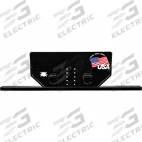 BUYERS PRODUCTS Hitch Plate: 62 in Overall Lg, Bottom Bumper, Cab/Chassis Truck/Upfitters, 1809080
