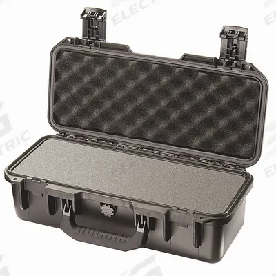 PELICAN Protective Case: 6 1/4 in x 17 in x 6 1/4 in Inside, Convoluted/Pick and Pluck/Solid - Impact-Resistant Suitcase-Style Cases