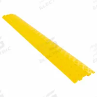 Cable Protector: 1 Channels, 1/2 in Max Cable Dia, 5 1/4 in Wd, 3/4 in Ht, 39 1/2 in Lg (MPN DH-CR3-V2). Key specifications — Brand: GUARDIAN FLOOR PROTECTION; Color: Yellow; Connection Style: L-Shaped; Material: Polyethylene.