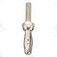 Banana Plug: 1/2 in Lg, Brass, 5,000 V Max Volt, 15 A Max Current, Silver (MPN 3263). Key specifications — Contact Material: Brass; Body Material: Brass; Brand: POMONA; Color: Silver.