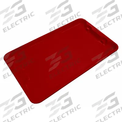 MOLDED FIBERGLASS Lid: 24 1/4 in x 14 3/4 in, Red, Fiberglass - Lids for Extreme-Temperature Stacking & Nesting Totes