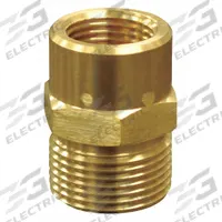 APPROVED VENDOR Quick-Connect Plug: 3/8 in (F)NPT, 22mm x 1.5 (M) Quick Connect (MPN 1MDL7)