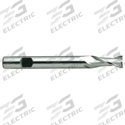 YG-1 Square End Mill: High Speed Steel, 2 Flute, 7/8" Mill Dia, 2" LOC, 6" OAL (MPN 03144) - General Purpose High-Speed Steel Square End Mills