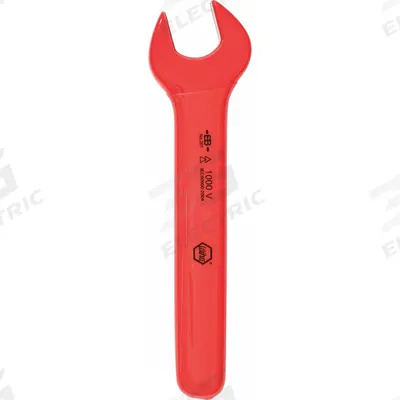 WIHA Open End Wrench: Alloy Steel, High Visibility Coating, 9/16 in Head Size - SAE, Single End, Open End Wrenches