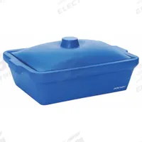 Ice Bucket with Lid: 9 L Capacity, Rectangular, Ethylene Vinyl Acetate, Blue, 7 in Overall Ht (MPN 04393-76). Key specifications — Color: Blue; Material: Ethylene Vinyl Acetate; Brand: COLE PARMER; Product Type: Ice Bucket with Lid; Shape: Rectangular.