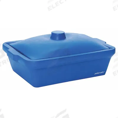 COLE PARMER Ice Bucket with Lid: 9 L Capacity, Rectangular, Ethylene Vinyl Acetate - Ice Buckets & Pans