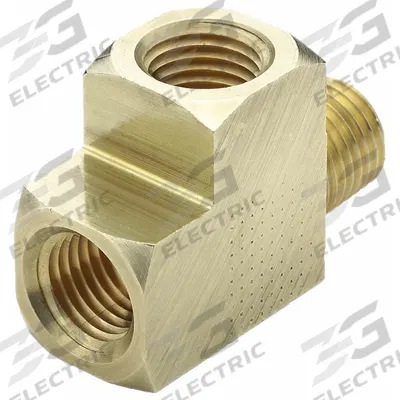 PARKER Metal Pipe Tee: Tee, 3/4 in x 3/4 in x 3/4 in, 1,000 psi, 2 33/64 in Lg - Threaded High-Pressure Pipe Fittings