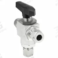 HAM-LET Manual Three-Way Ball Valve: 12 mm, 316 Stainless Steel, L Flow, Full Port Ball Port, Lever (MPN H-6800-SS-L-12MM-PST). Key specifications — Brand: HAM-LET; Handle: Lever.