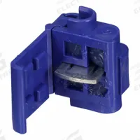 3M Insulation Displacement Connector: 2 Ports, Blue, 18 AWG – 14 AWG Run Size Range, 600 V, 25 (MPN 6134). Key specifications — attr1308123: 3M; attr1351571: No.