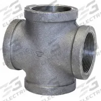 ANVIL Metal Pipe Cross: Cross, 300 psi @ 150°F, 4 in x 4 in x 4 in x 4 in, Malleable Iron (MPN 0311071609). Key specifications — Maximum Operating Pressure: 300 psi @ 150°F; (DO NOT SEND) Manufacturer Location: Made in USA.