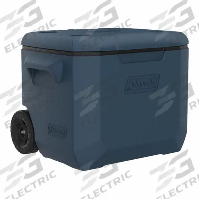 COLEMAN Cooler: Blue, 47 Cans, 60 qt Cooler Capacity, 2 day Ice Retention - Standard Chest Coolers