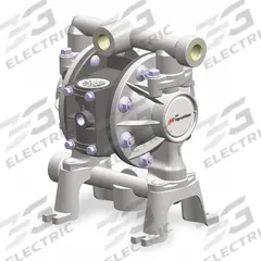 ARO Double Diaphragm Pump: PVDF Body, 1/2 in, NPT Connection, 15.2 gpm, 289 ft Max. Head, PVDF Seat (MPN PD05P-ALS-KAA-B). Key specifications — Brand: ARO; Seat Material: PVDF; Check Valve Material: Santoprene.