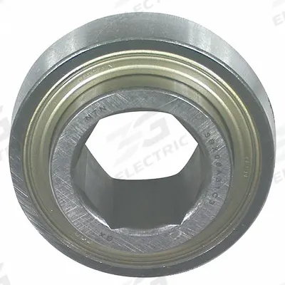 NTN Agricultural Disc Bearing: HPS103GP2, Hex, 1.279 in Bore, Double Sealed - Hex-Bore Bearings