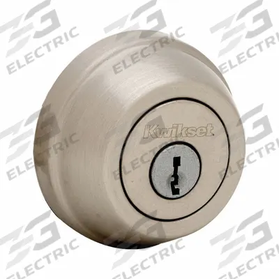 KWIKSET Single Cylinder Deadbolt: Cylindrical, 1 3/4 in Door Thick - Max - Standard Cylindrical Deadbolts