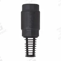 ANKA Float Valve: For Water Media, Angle Valve Body, Cylindrical, Bulkhead, Thermoplastic, 1 in MNPT (MPN PB1). Key specifications — Body Material: Thermoplastic; Float Material: Plastic; Mounting: Bulkhead; Standards: FM Approvals; Arm Adjustability: Adjustable; Connection Gender - Side 1: Male; Brand: ANKA; Connection Type - Side 1: NPT.