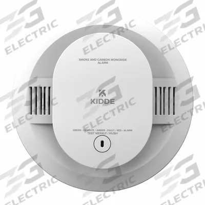 KIDDE Smoke/CO Alarm: Carbon Monoxide/Smoke, Removable Battery, Smoke/CO Detector - Combination Carbon Monoxide & Smoke Detectors