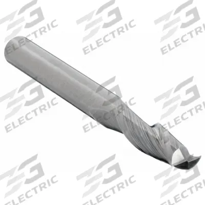 CLEVELAND Square End Mill: Carbide, 2 Flute, 3/16" Mill Dia, 5/16" LOC, 2" OAL (MPN C61017) - Carbide Square End Mills for Aluminum