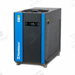 HANKISON Cycling Refrigerated Compressed Air Dryer: ISO Class 5, 75 scfm, 115V AC, 1 in NPT, 0.43 kW (MPN FLX1.1). Key specifications — attr109787: 115V AC; attr109807: FLEX; attr109762: HANKISON.