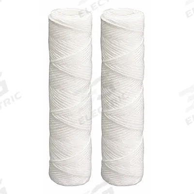 CULLIGAN Water Filter Cartridge: 10 micron, String Wound, 4 gpm, Polyester - String & Blanket Wound Water Filter Cartridges