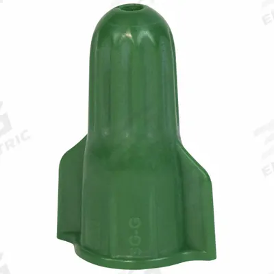 3M Twist-On Wire Connectors: Green, Wire Sizes 14 AWG – 10 AWG, 600 V, 500 - General Purpose Wire Connectors
