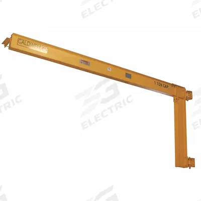 CALDWELL Jib Crane: Wall Mounted, 10,000 lb Load Capacity - Wall-Mounted Jib Cranes