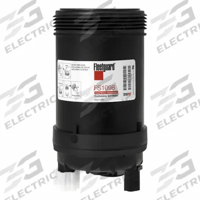 FLEETGUARD Automotive Fuel Filter: 14 7/8 in Overall Lg, 4 3/4 in Outside Dia, Diesel Fuel - Spin-On Fuel Filters