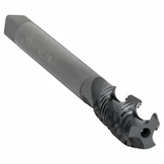 CLEVELAND Spiral Flute Tap: 1/2"-13 UNC, 2B, 3 Flute, Semi-Bottoming Chamfer, Black Oxide Cobalt (MPN C98122)