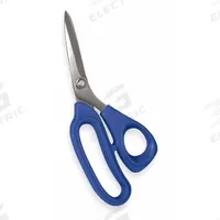 WESTWARD Shears: Right-Hand, 8 in Overall Lg, Straight, Stainless Steel, Pointed, Blue (MPN 4YP41). Key specifications — attr308500: Stainless Steel; attr308502: Blue; attr308505: Right-Hand; attr308522: Plastics; attr324896: WESTWARD.