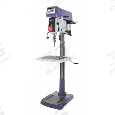 Dayton Floor Drill Press: Belt Drive, Fixed Speed, 140 RPM – 3,605 RPM - Floor Stand Drill Presses with Manual Downfeed