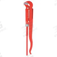 KNIPEX Pipe Wrench: Alloy Steel, 2 3/4 in Jaw Capacity, Serrated, 22 in Overall Lg, I-Beam, Chrome (MPN 83 10 020). Key specifications — attr309808: I-Beam; attr309815: Alloy Steel; attr324941: KNIPEX.