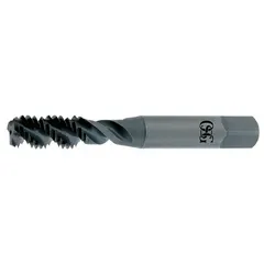 OSG Spiral Flute Tap: 7/16"-14 UNC, H3 / 2B-3B, 3 Flute, Plug Chamfer, TiCN Coated High Speed Steel (MPN 1431208). Key specifications — attr1299826: H3 / 2B-3B.