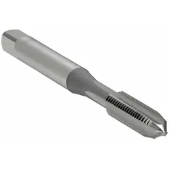 OSG Straight Flute Tap: #12-28 UNF, H1 / 2B-3B, 4 Flute, Plug Chamfer, High Speed Steel (MPN 1005800)