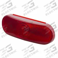 GROTE Stop/Turn/Tail Light: Incandescent, Stop Light, Red, Oval, 2 1/4 in Overall Ht, Pigtail (MPN 52892). Key specifications — Standards: FMVSS 108; Electrical Connection: Pigtail; Brand: GROTE; Installation Type: Permanent; Lens Color: Red; Mount Type: Grommet; Lighting Technology: Incandescent; Light Type: Stop Light.