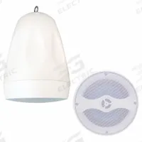 SPECO TECHNOLOGIES Speaker System: Passive, 2-Way, 8 ohm Impedance, 12 1/2 in Overall Ht, SP6PTW. Key specifications — attr1056470: Outdoor; attr1056495: Passive.