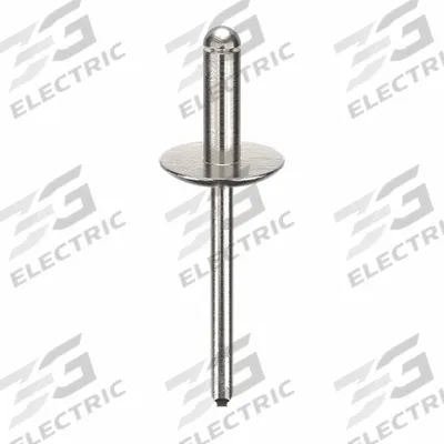 APPROVED VENDOR Blind Rivet,2 in L,0.188 in dia,PK250: Inch, 2 in Overall Lg, 9/16 in Body Lg - Large Flange Blind Rivets