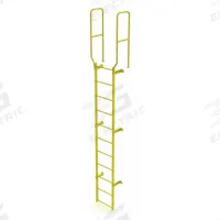 TRI-ARC Ladder,Walk-Thru Fixed,Steel,11-Rung: 14 ft Overall Ht, 28 in Overall Wd, Steel, 11 Rungs (MPN WLFS0211-Y). Key specifications — Brand: TRI-ARC; Number of Sections: 1.