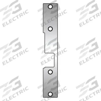 HES Electric Strike Faceplate: 1 3/8 in Wd - Electric Strike Faceplates