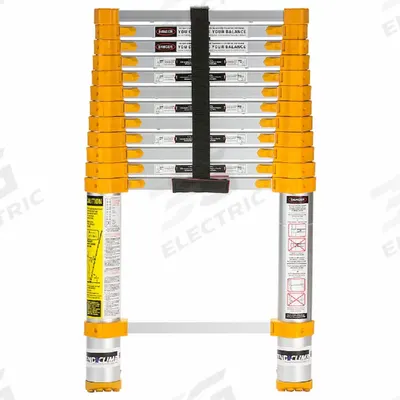 XTEND + CLIMB Telescoping Extension Ladder: 13 ft Ladder Size, Aluminum - Lightweight Aluminum Telescoping Extension Ladders