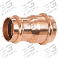 NIBCO Coupling,3" x 2",Press Ends: Straight, 3 in CTS x 2 in CTS size, Press-fit x Press-fit, Copper (MPN 900315PC). Key specifications — Brand: NIBCO; Series: PC600-R; Broad - Material for Bullet: Copper Or Bronze; Brand - Broad: NIBCO.