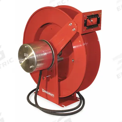 REELCRAFT Arc Welding Cable Reel: 400 A Current (Max), 1 AWG to 2/0 AWG - Spring-Return Welding Cable Reels