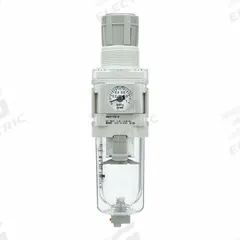 SMC Filter Regulator: AW-D Series, 1/4 in NPT, 5 micron, 1 MPa Max Op Pressure, Auto Drain (MPN AW20-N02-Z-D). Key specifications — attr109419: SMC; attr109429: Die-Cast Aluminum; attr109463: No; attr109468: AW-D.
