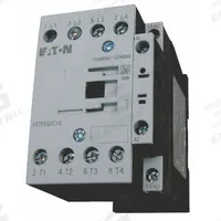 EATON IEC Magnetic Contactor: Non-Reversing, 4 Poles, 4NO Contacts, 25 A, 24V DC Coil (MPN XTCF045C10TD). Key specifications — Brand: EATON; Integrated Surge Suppression: Yes.