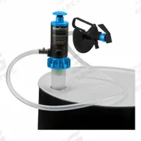 GOATTHROAT PUMPS Air Drum Pump: Pump w/ Discharge Hose & Nozzle, 1:1, 4.5 gpm Max. Flow Rate, PP (MPN GT200SRTBTG). Key specifications — Brand: GOATTHROAT PUMPS; Suction Tube Material: PP.
