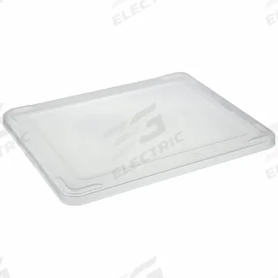 AKRO-MILS Lid: 23 7/8 in x 18 1/8 in, Clear - Standard Divider Box Covers & Lids