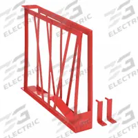 MOON AMERICAN Fire Hose Storage Rack: Wall Mount Fire Hose Rack, 100 ft (MPN 1420-3). Key specifications — Hose Capacity: 100 ft (1-3/4 in I.D.); For Hose Diameter: 1-3/4 in; Includes Fire Hose: No; Brand: MOON AMERICAN; Reel and Rack Enclosed_Broad: Open Frame for Faster Drying.