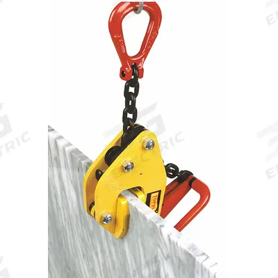 TRACTEL Nonmarring Plate Clamp: Nonmarring Plate Clamp, 3,307 lb Working Load Limit - Nonmarring Plate-Lifting Clamps