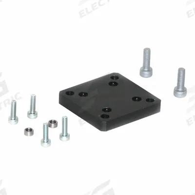 AFAG Connection Plate: Mfr Part # 50353229, M2.5/M3 Mount Hole Size - Connecting Elements for Pneumatic Slides