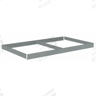 TENNSCO Shelf: 60 in x 30 in, 2,250 lb Load Capacity, Gray - Open Deck Shelf Kits for Boltless Shelving
